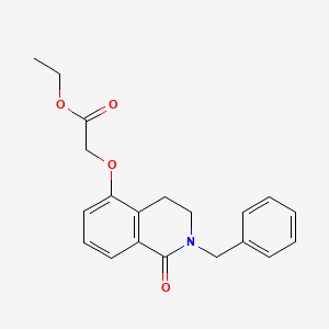 Ethyl 2-[(2-benzyl-1-oxo-3,4-dihydroisoquinolin-5-yl)oxy]acetate