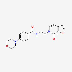 4-morpholino-N-(2-(7-oxofuro[2,3-c]pyridin-6(7H)-yl)ethyl)benzamide