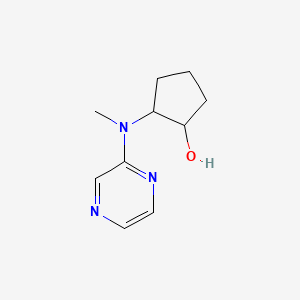 2-(Methyl(pyrazin-2-yl)amino)cyclopentan-1-ol