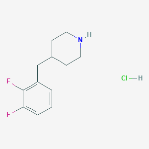 4-[(2,3-Difluorophenyl)methyl]piperidine hydrochloride