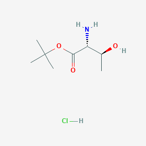 Tert-butyl (2R,3S)-2-amino-3-hydroxybutanoate;hydrochloride