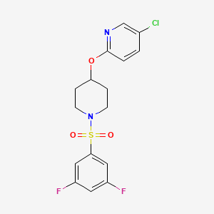 5-Chloro-2-((1-((3,5-difluorophenyl)sulfonyl)piperidin-4-yl)oxy)pyridine