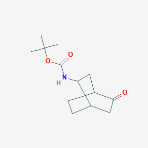 molecular formula C13H21NO3 B2496558 (5-氧代-双环[2.2.2]辛-2-基)-碳酸叔丁酯 CAS No. 2168321-96-6