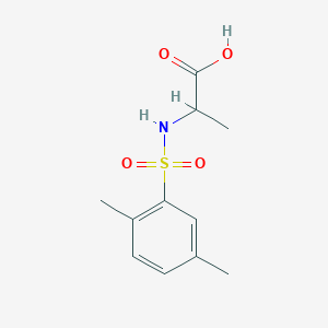 B2496566 ((2,5-Dimethylphenyl)sulfonyl)alanine CAS No. 1103980-04-6