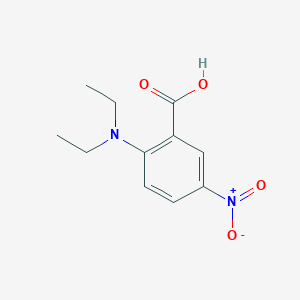 molecular formula C11H14N2O4 B2496590 2-(Diethylamino)-5-nitrobenzoic acid CAS No. 727718-14-1