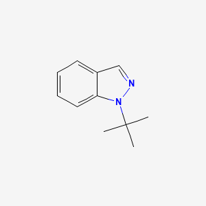 molecular formula C11H14N2 B2496594 1-叔丁基吲唑 CAS No. 2490430-00-5