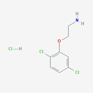 molecular formula C8H10Cl3NO B2496602 [2-(2,5-Dichlorophenoxy)ethyl]amine hydrochloride CAS No. 1211428-89-5; 50912-64-6