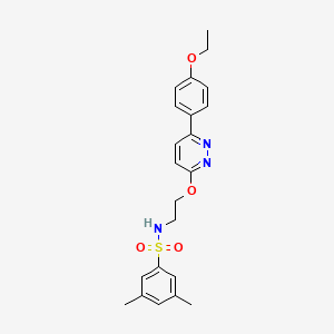N-(2-((6-(4-ethoxyphenyl)pyridazin-3-yl)oxy)ethyl)-3,5-dimethylbenzenesulfonamide