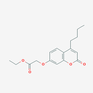 Ethyl 2-(4-butyl-2-oxochromen-7-yl)oxyacetate