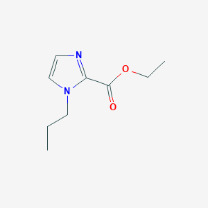 molecular formula C9H14N2O2 B2496709 Ethyl 1-propyl-1H-imidazole-2-carboxylate CAS No. 1692391-54-0