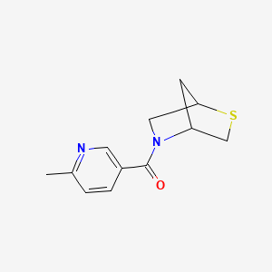 2-Thia-5-azabicyclo[2.2.1]heptan-5-yl(6-methylpyridin-3-yl)methanone