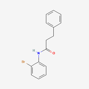 molecular formula C15H14BrNO B2496736 N-(2-溴苯基)-3-苯基丙酰胺 CAS No. 349537-52-6