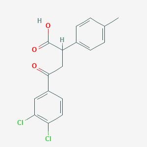 4-(3,4-Dichlorophenyl)-2-(4-methylphenyl)-4-oxobutanoic acid