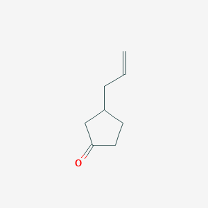 molecular formula C8H12O B2496750 3-Allylcyclopentanone CAS No. 73057-67-7