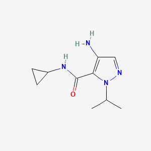 4-Amino-N-cyclopropyl-1-isopropyl-1H-pyrazole-5-carboxamide