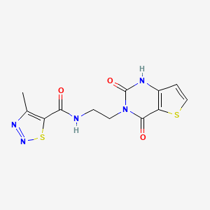 N-(2-(2,4-dioxo-1,2-dihydrothieno[3,2-d]pyrimidin-3(4H)-yl)ethyl)-4-methyl-1,2,3-thiadiazole-5-carboxamide