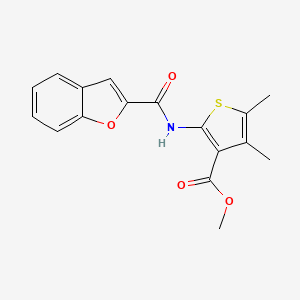 Methyl 2-(benzofuran-2-carboxamido)-4,5-dimethylthiophene-3-carboxylate