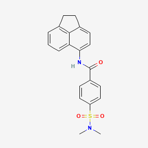 N-(1,2-dihydroacenaphthylen-5-yl)-4-(dimethylsulfamoyl)benzamide