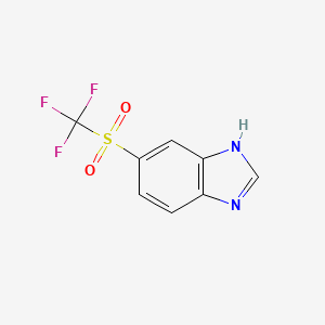 5-[(Trifluoromethyl)sulphonyl]-1H-benzimidazole