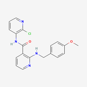 N-(2-chloropyridin-3-yl)-2-[(4-methoxyphenyl)methylamino]pyridine-3-carboxamide