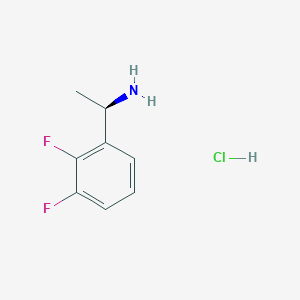 molecular formula C8H10ClF2N B2496856 (R)-1-(2,3-DIFLUOROPHENYL)ETHANAMINE hydrochloride CAS No. 1339886-04-2; 1351580-15-8