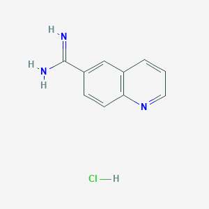 Quinoline-6-carboximidamide;hydrochloride