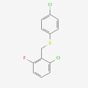 2-Chloro-6-fluorobenzyl 4-chlorophenyl sulfide