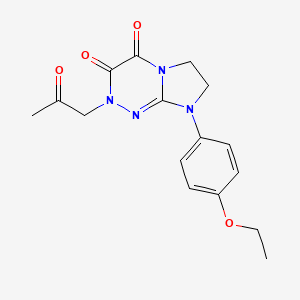 8-(4-ethoxyphenyl)-2-(2-oxopropyl)-7,8-dihydroimidazo[2,1-c][1,2,4]triazine-3,4(2H,6H)-dione
