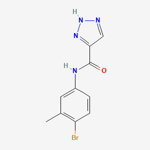N-(4-bromo-3-methylphenyl)-1H-1,2,3-triazole-5-carboxamide