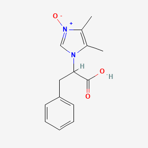 1-(1-carboxy-2-phenylethyl)-4,5-dimethyl-1H-imidazole 3-oxide
