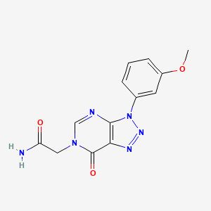 2-(3-(3-methoxyphenyl)-7-oxo-3H-[1,2,3]triazolo[4,5-d]pyrimidin-6(7H)-yl)acetamide