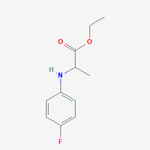 molecular formula C11H14FNO2 B2496995 Ethyl N-(4-fluorophenyl)alaninate CAS No. 98926-59-1