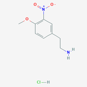 2-(4-Methoxy-3-nitrophenyl)ethanamine;hydrochloride