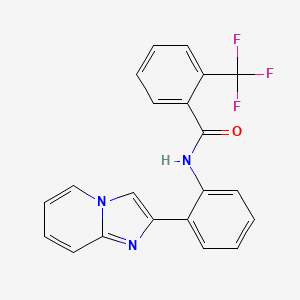 N-(2-(imidazo[1,2-a]pyridin-2-yl)phenyl)-2-(trifluoromethyl)benzamide