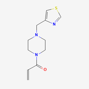1-[4-(1,3-Thiazol-4-ylmethyl)piperazin-1-yl]prop-2-en-1-one