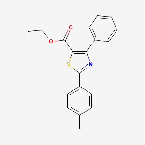 Ethyl 4-phenyl-2-(p-tolyl)thiazole-5-carboxylate