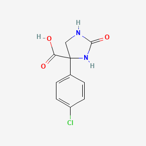 4-(4-Chlorophenyl)-2-oxoimidazolidine-4-carboxylic acid