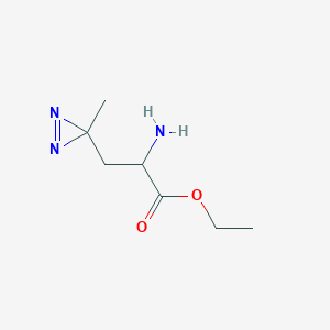 Ethyl 2-amino-3-(3-methyldiazirin-3-yl)propanoate