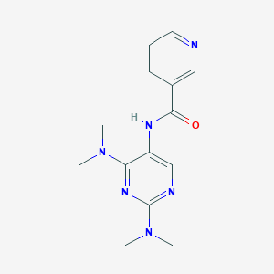 N-(2,4-bis(dimethylamino)pyrimidin-5-yl)nicotinamide