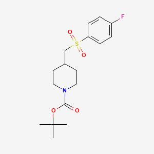 tert-Butyl 4-(((4-fluorophenyl)sulfonyl)methyl)piperidine-1-carboxylate