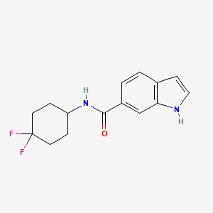 N-(4,4-difluorocyclohexyl)-1H-indole-6-carboxamide