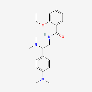 molecular formula C21H29N3O2 B2497167 N-[2-(dimethylamino)-2-[4-(dimethylamino)phenyl]ethyl]-2-ethoxybenzamide CAS No. 946217-45-4