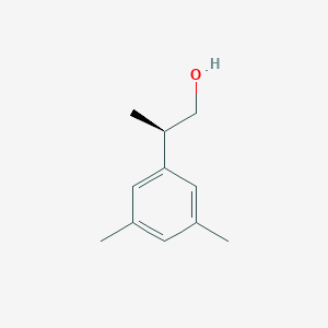 (2R)-2-(3,5-Dimethylphenyl)propan-1-ol
