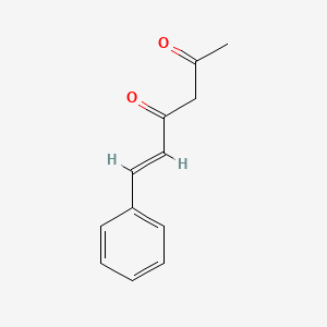 molecular formula C12H12O2 B2497185 (E)-6-phenylhex-5-ene-2,4-dione CAS No. 15069-43-9