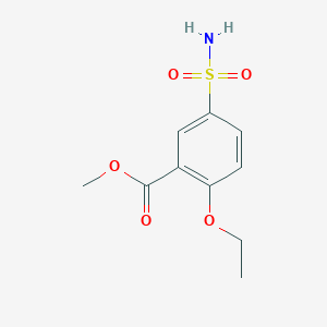 molecular formula C10H13NO5S B2497207 Methyl 2-ethoxy-5-sulfamoylbenzoate CAS No. 1275877-09-2