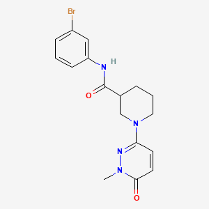 N-(3-bromophenyl)-1-(1-methyl-6-oxo-1,6-dihydropyridazin-3-yl)piperidine-3-carboxamide
