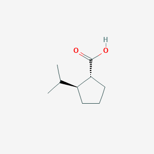 molecular formula C9H16O2 B2497301 (1R,2S)-2-Isopropylcyclopentanecarboxylic acid CAS No. 843612-34-0