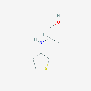 molecular formula C7H15NOS B2497305 2-[(噻吩并-3-基)氨基]丙醇 CAS No. 1154899-70-3