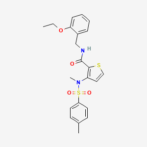 N-(5-{(Z)-2-[4-methoxy-3-({[3-(trifluoromethyl)phenyl]amino}sulfonyl)phenyl]vinyl}-3-methylisoxazol-4-yl)acetamide