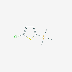 molecular formula C7H11ClSSi B2497357 2-(Trimethylsilyl)-5-chlorothiophene CAS No. 23395-56-4